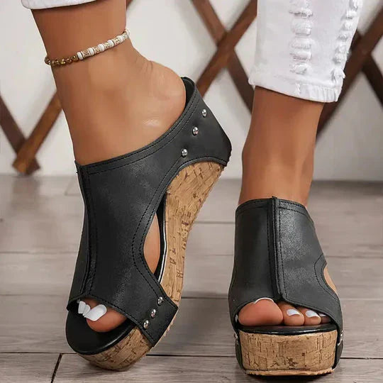 Luna - Orthopädische Plateau-Sandalen mit trendigem Stil