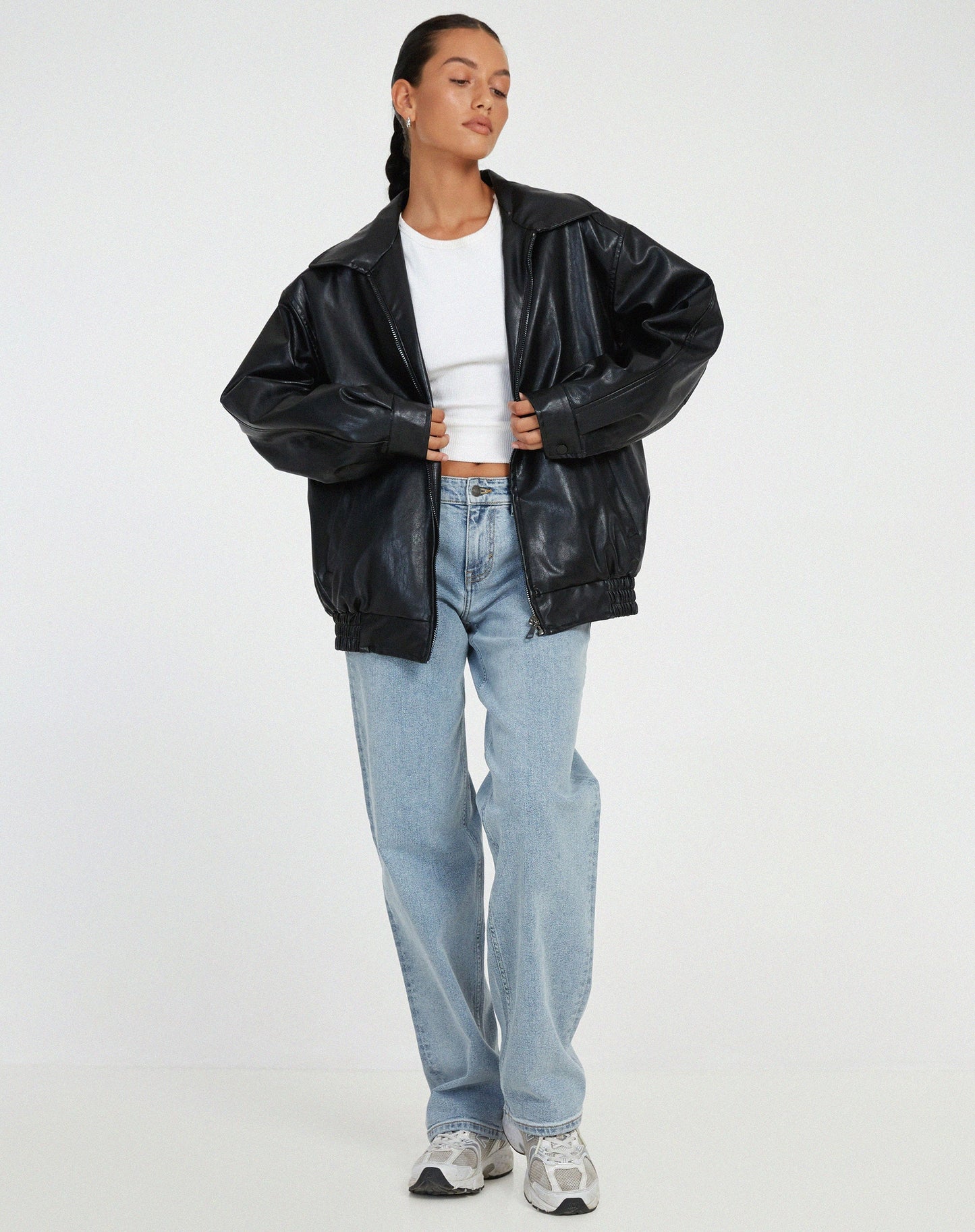 Anouk – Damen-Lederjacke in großer Größe