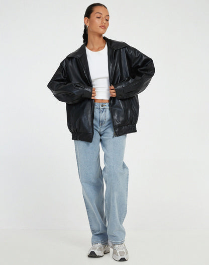 Anouk – Damen-Lederjacke in großer Größe
