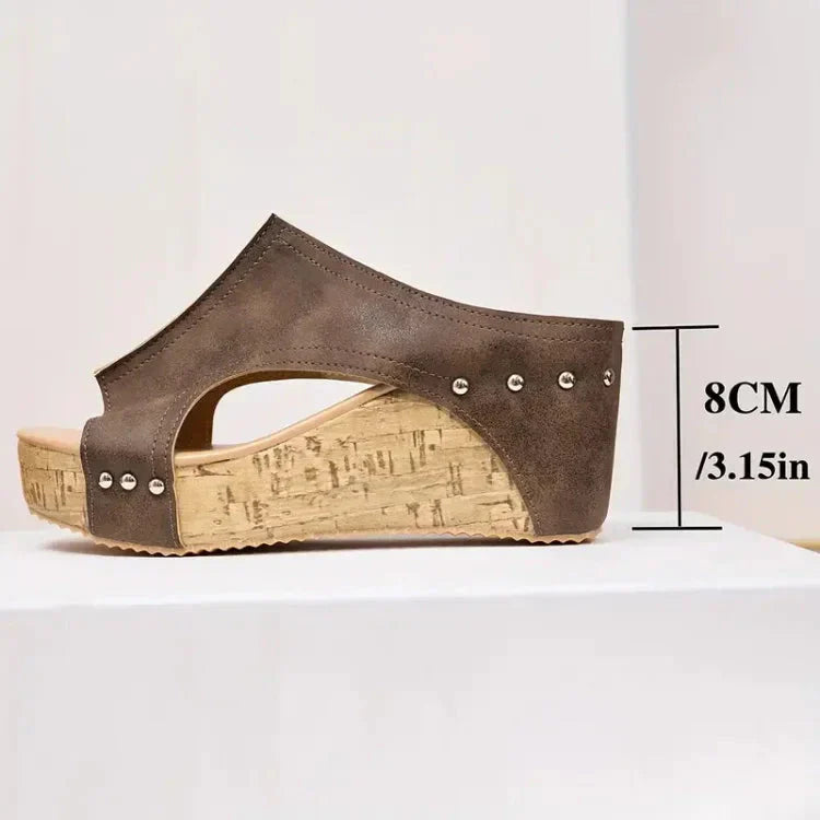 Luna - Orthopädische Plateau-Sandalen mit trendigem Stil