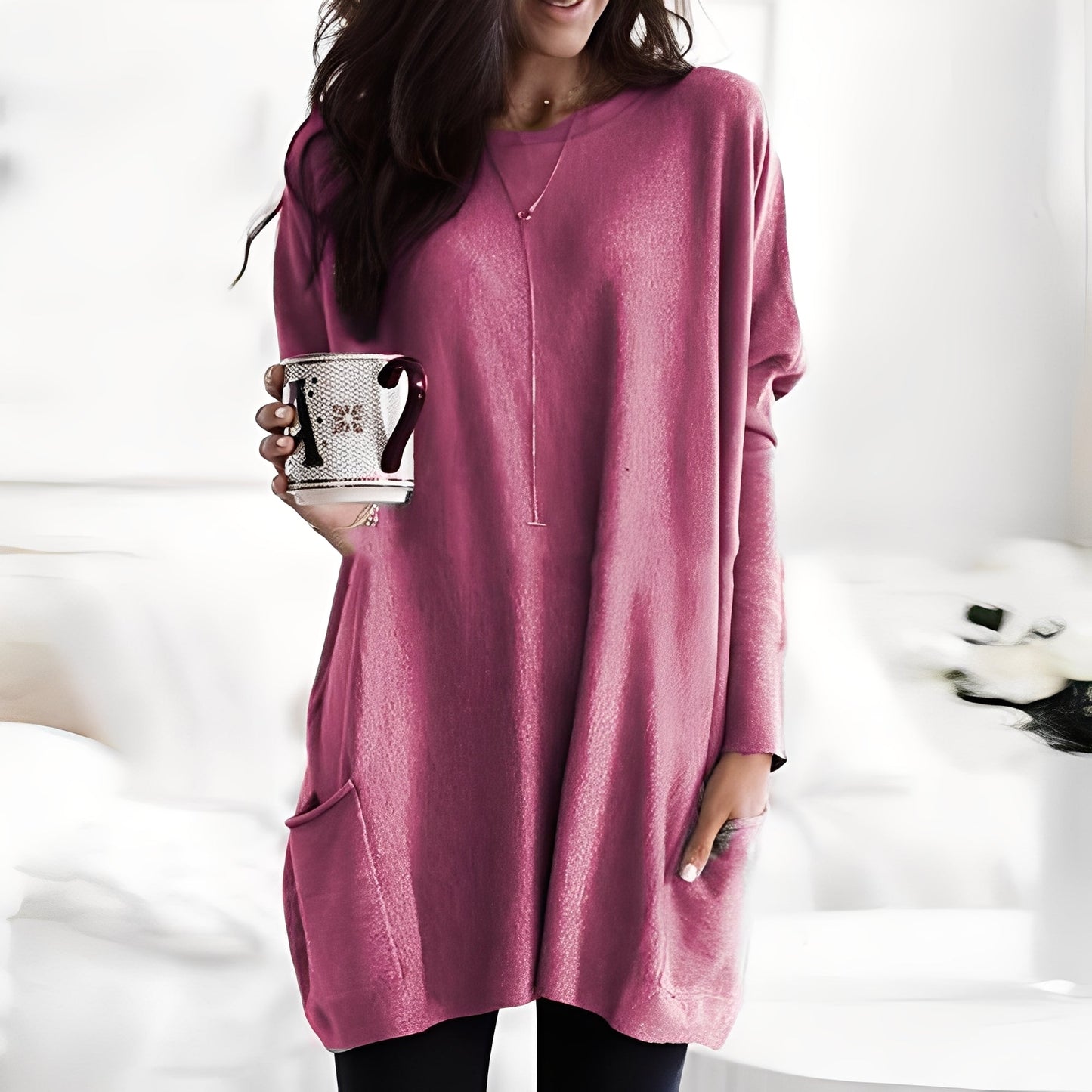 Diane - Eleganter Damenpullover mit langen Ärmeln