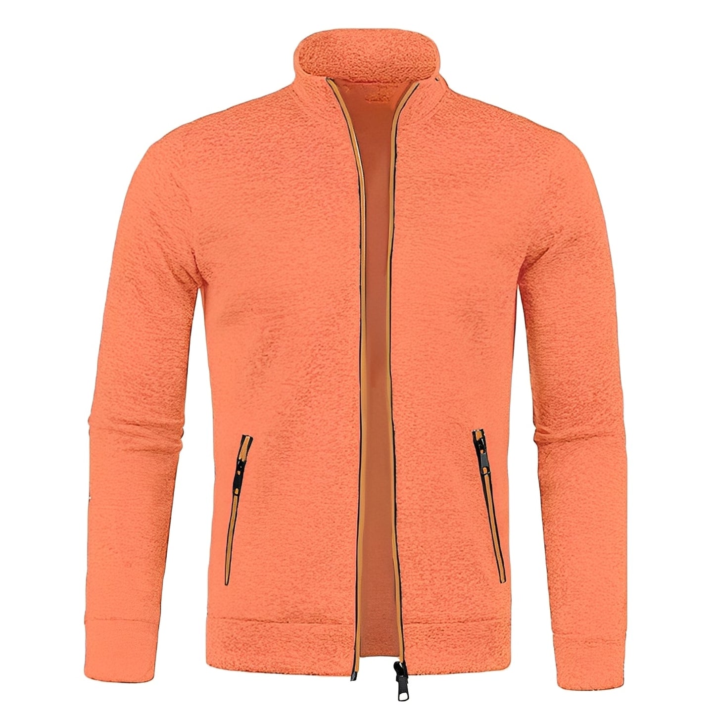 Clayton - Bequemer Herrenfleecepullover mit Reißverschluss