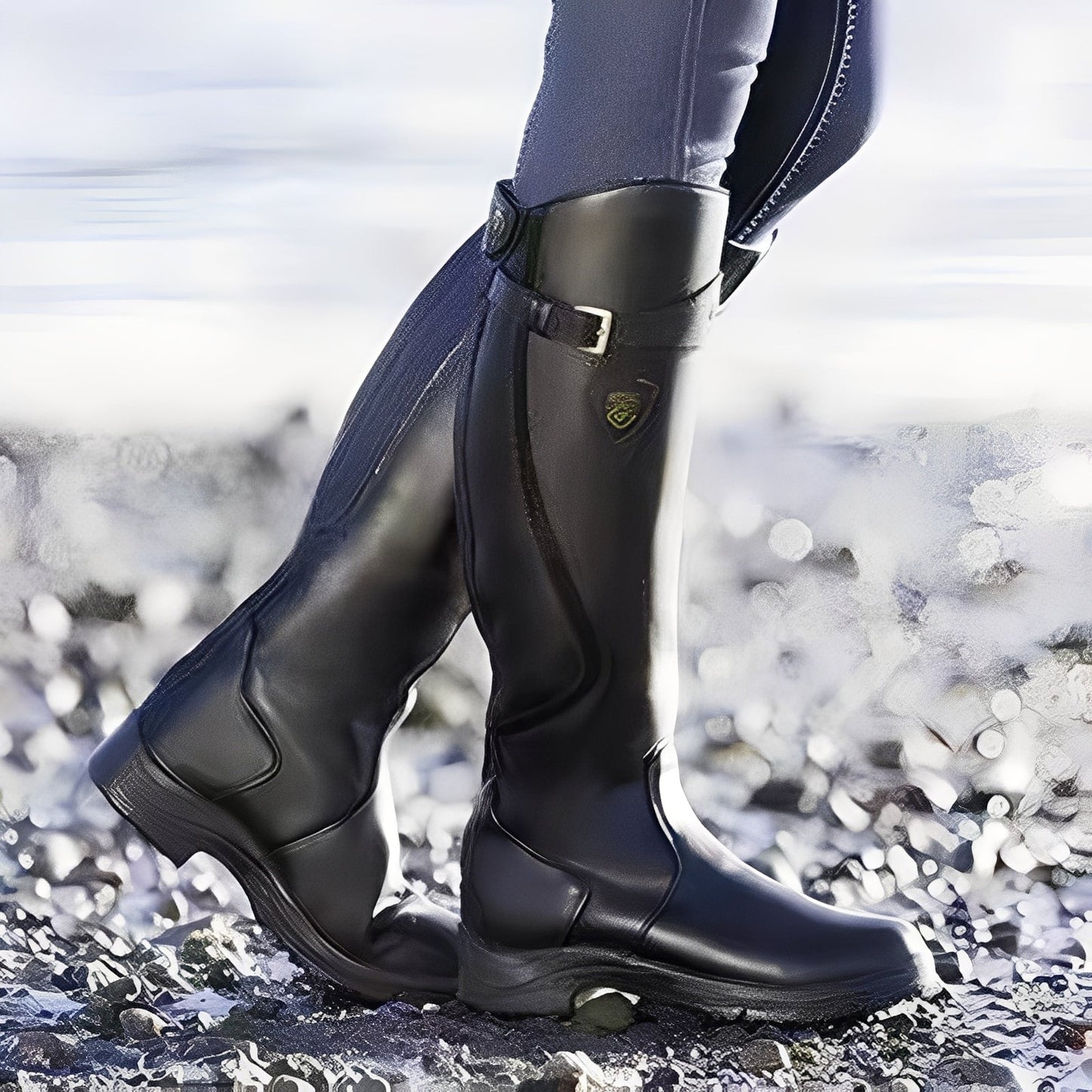 Lucie - Damen-Lederwanderstiefel mit Riemen