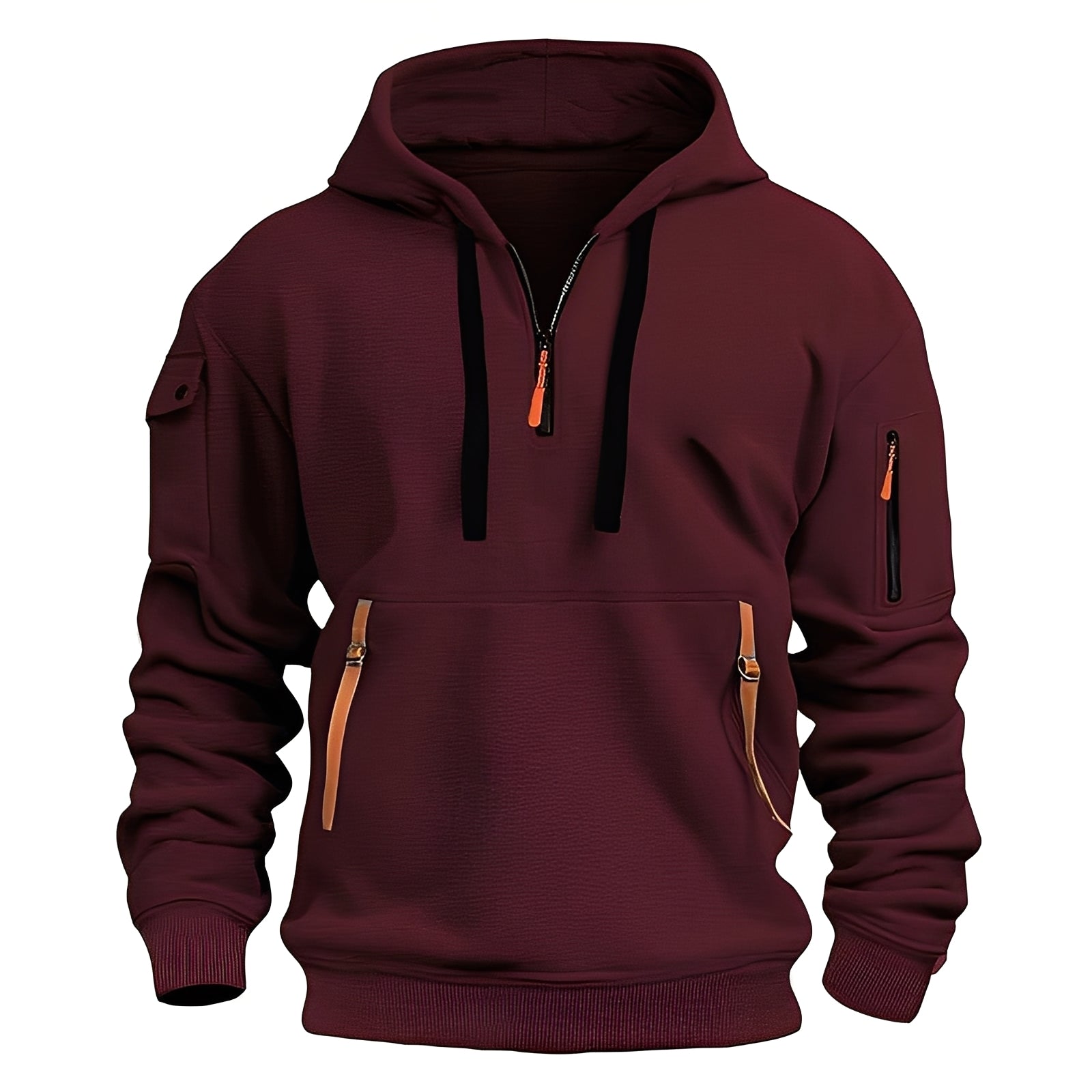 Burton - Stilvoller Hoodie mit halbem Reißverschluss