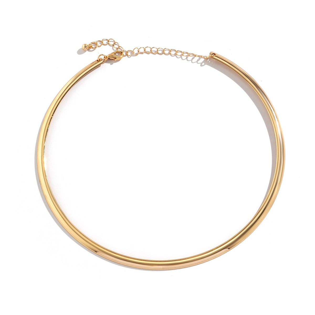 Halskette Schlüsselbein Ring - Delikater Choker mit Ring