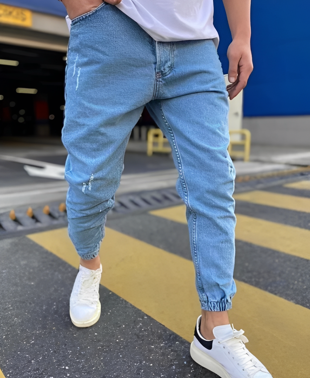 Andre - Schicke Slim-Fit-Jeans mit Rissen für Männer