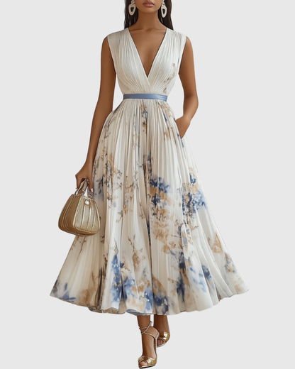 Adeline – Fließendes Maxikleid mit eleganten Falten