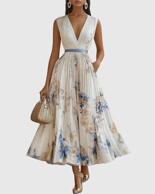 Adeline – Fließendes Maxikleid mit eleganten Falten