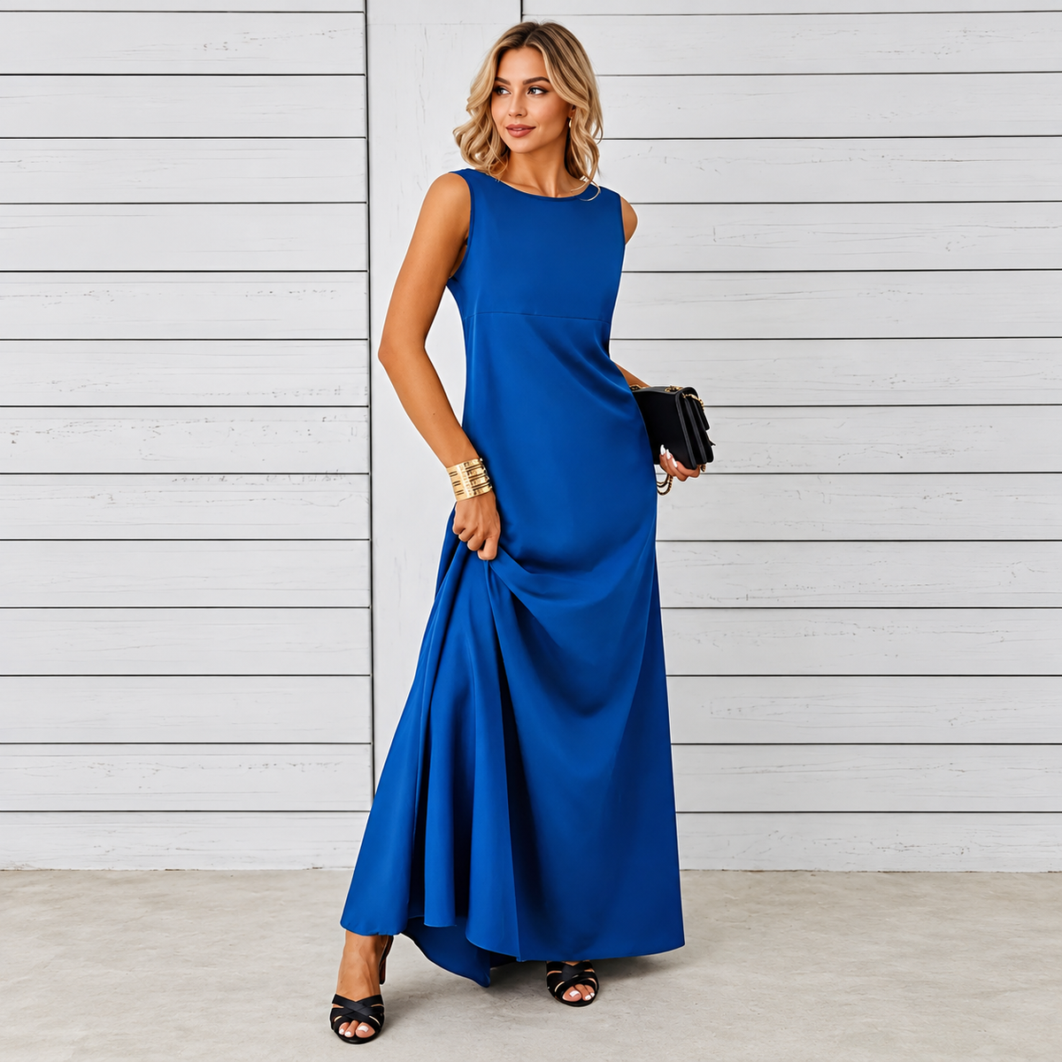 Saranna - Elegantes Langkleid für Damen
