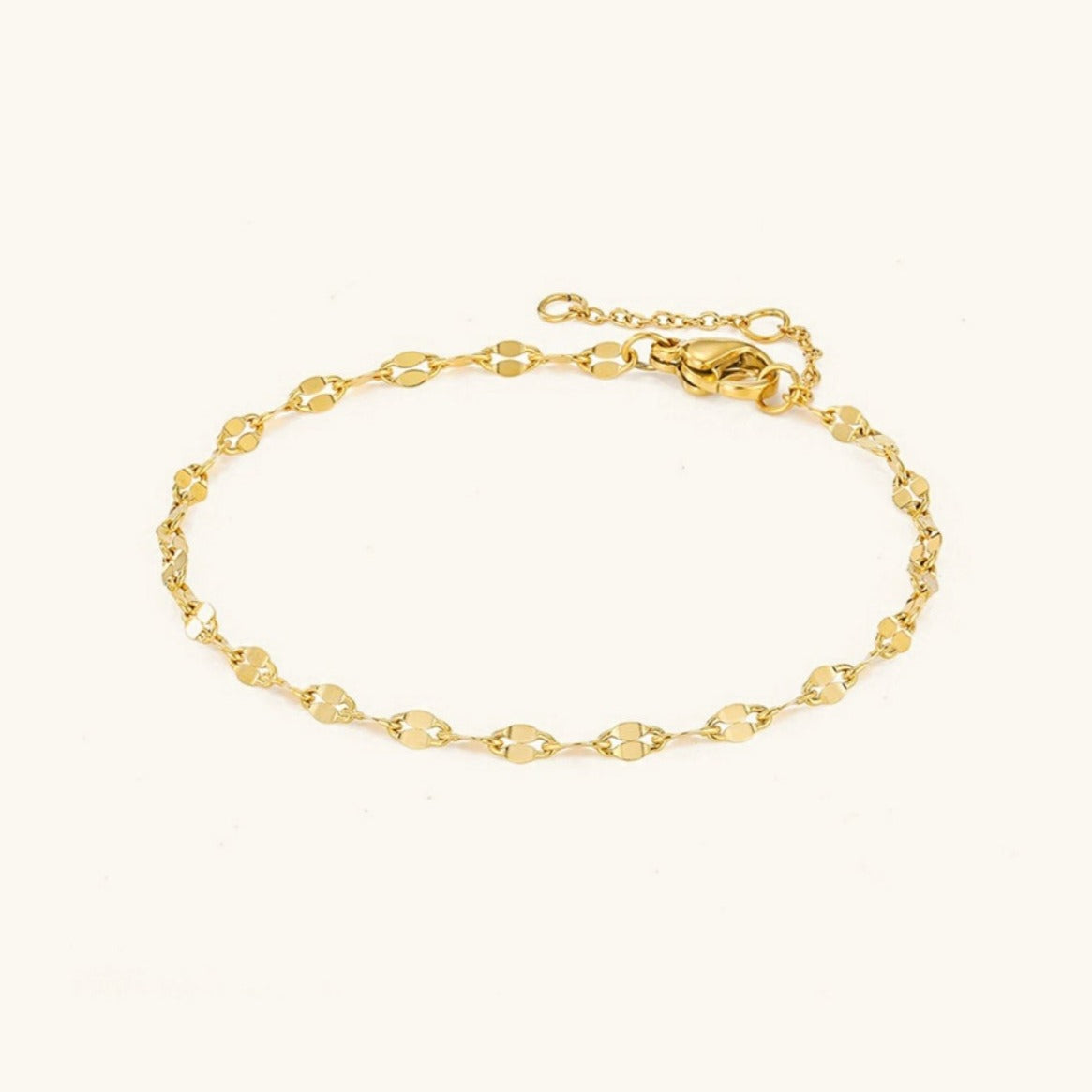Charlotte – Kette für den Knöchel golden