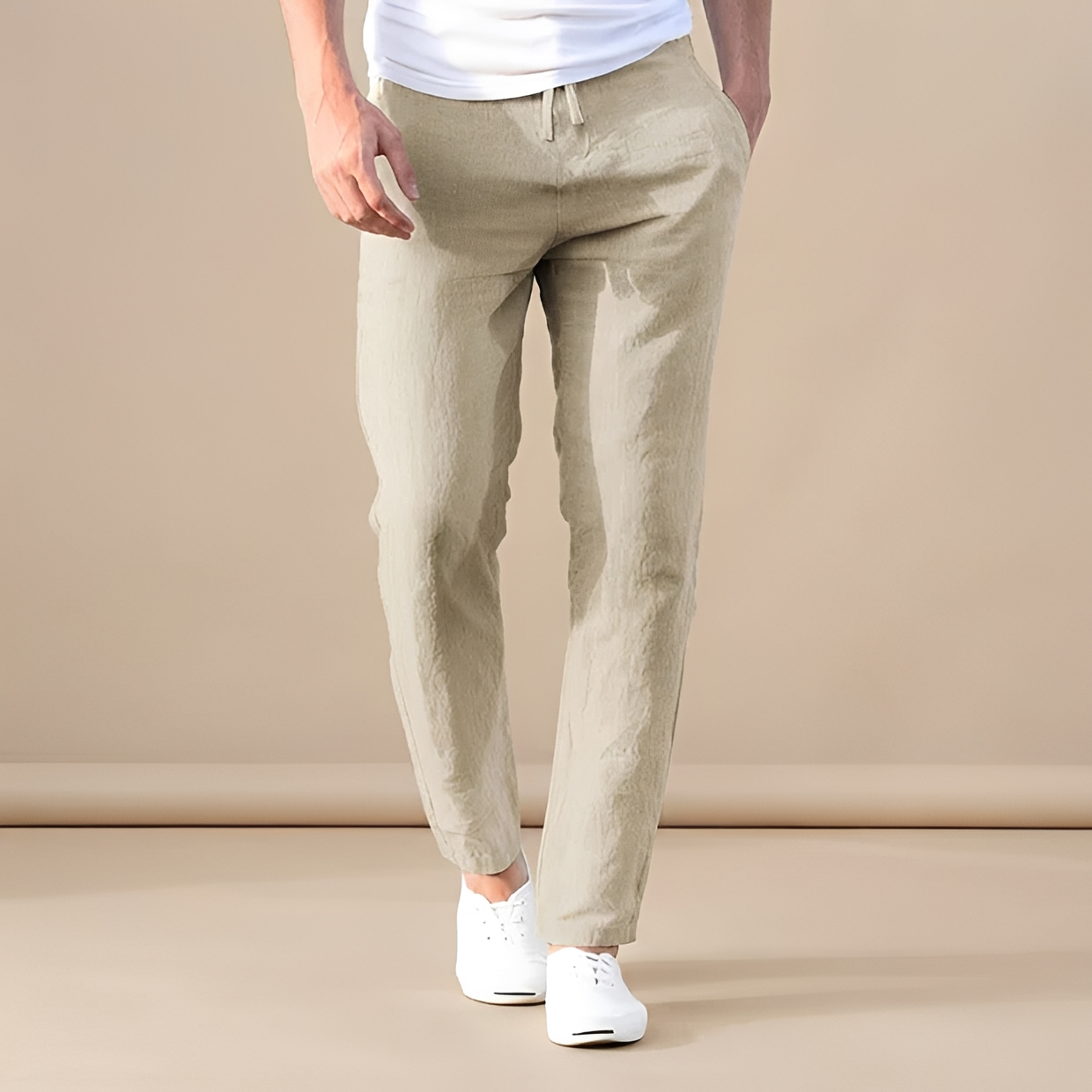 Immanuel - Bequeme Hose mit Kordelzug