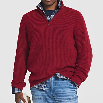 Constantine - Warmer Pullover mit halbem Reißverschluss