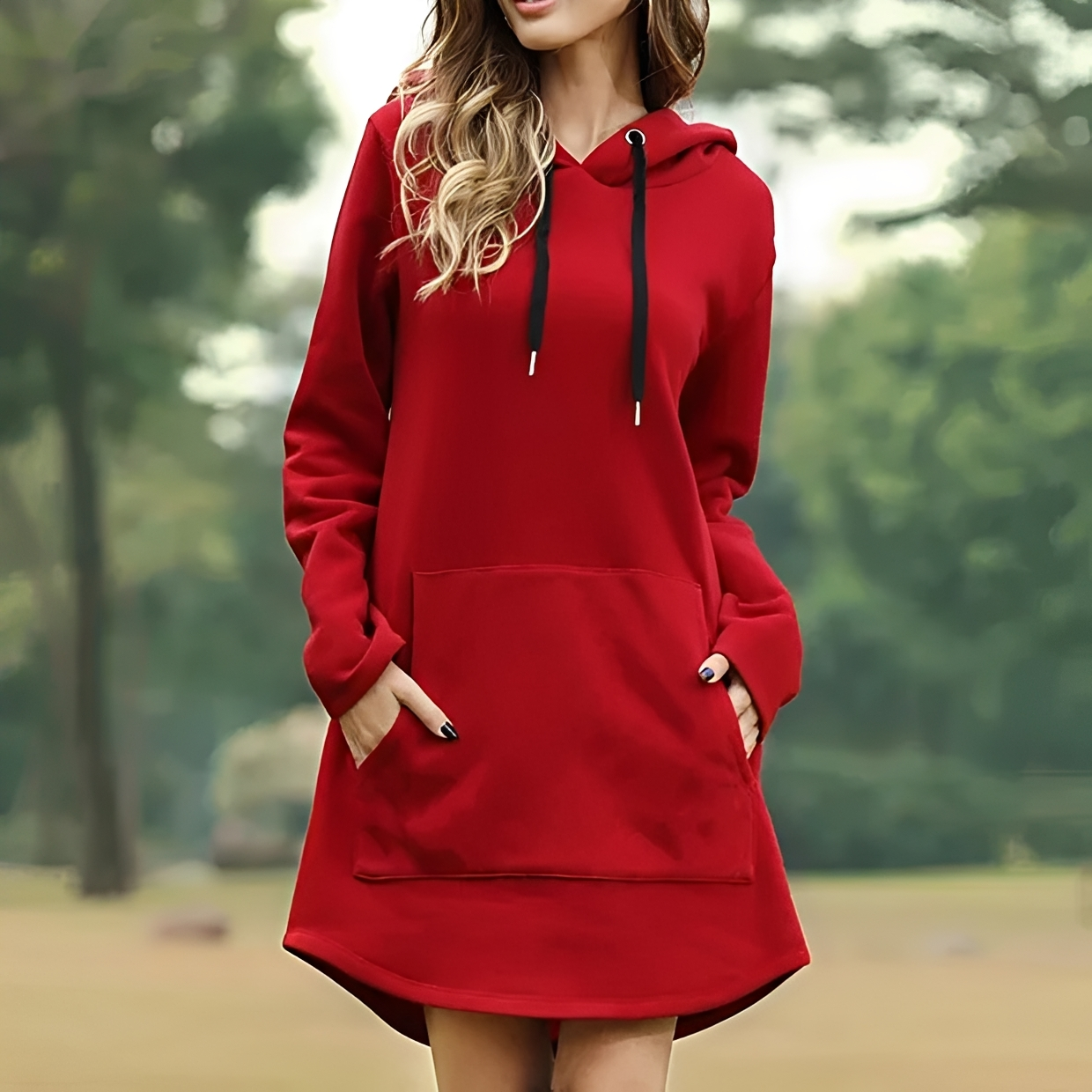 Juris - Elegantes Mini-Kleid mit Kapuze