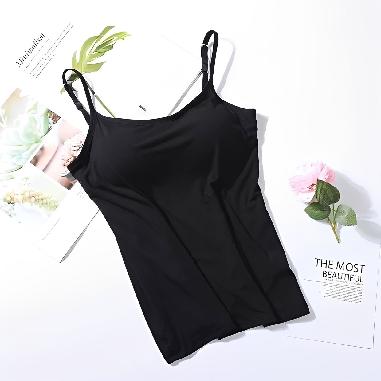 Selena - Elegantes Top mit integriertem BH