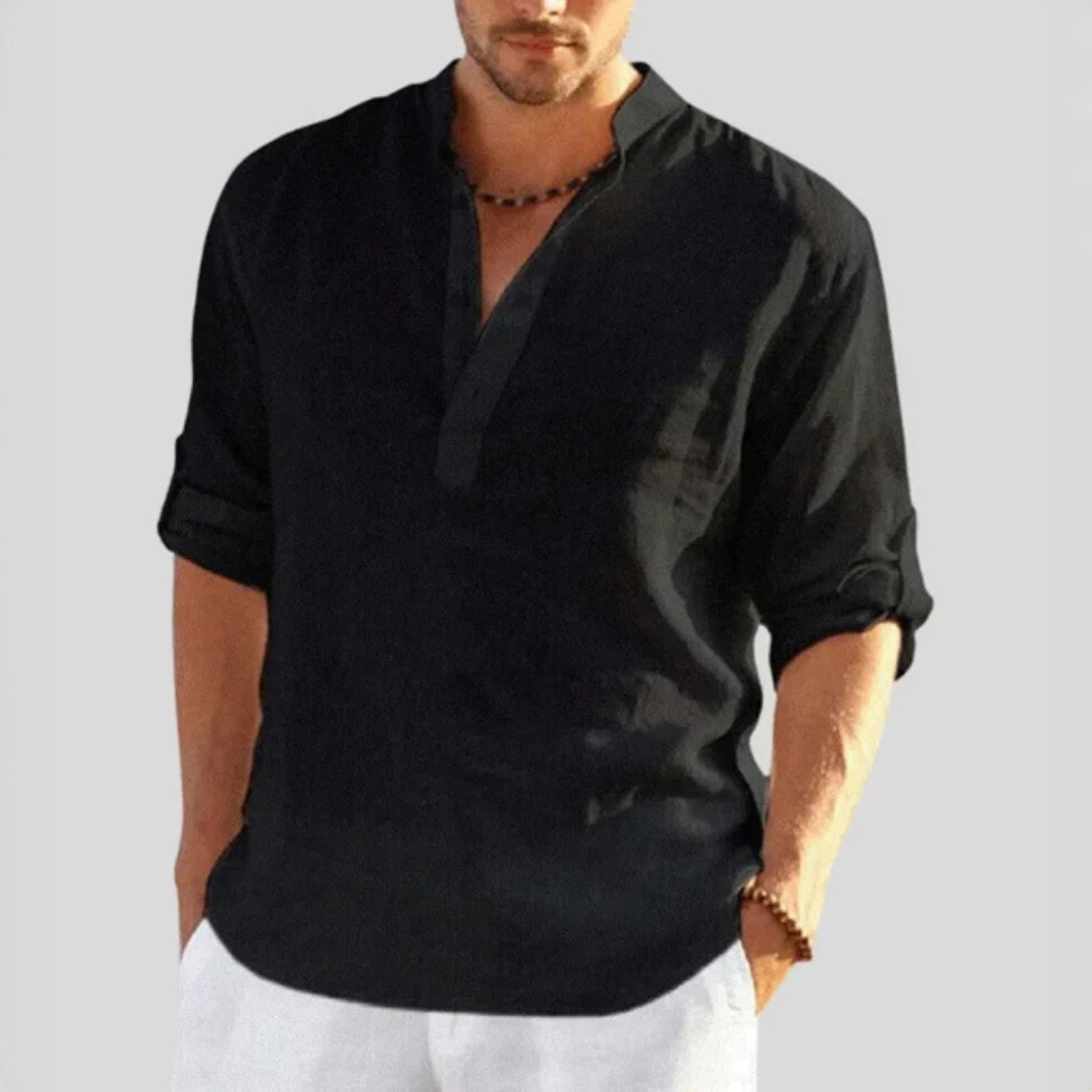 John - Lässiges V-Neck-Shirt