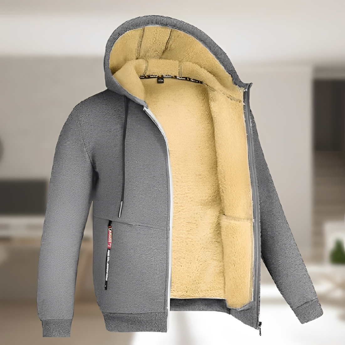 Andrew - Gemütliche Jacke mit Kapuze