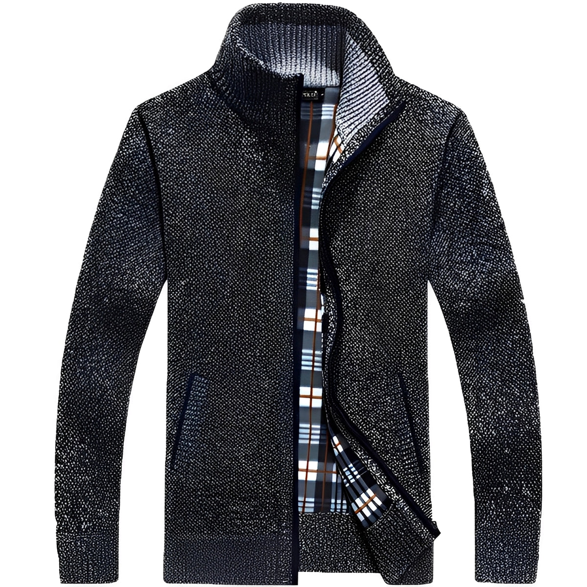 Iker - Kuschelige Jacke mit Zipper
