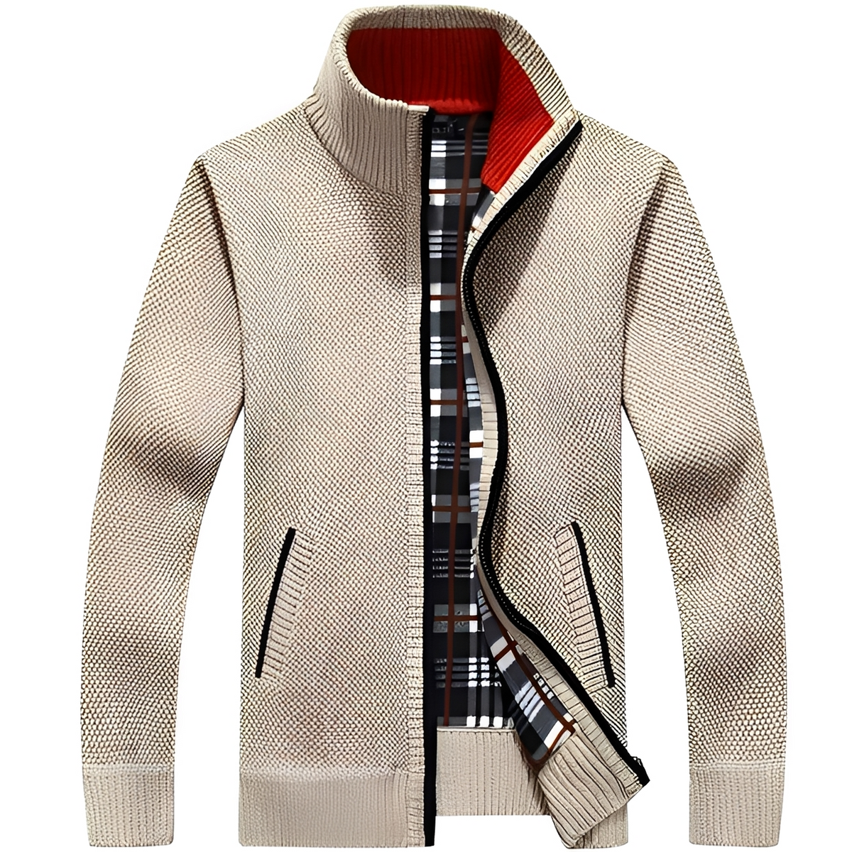 Iker - Kuschelige Jacke mit Zipper