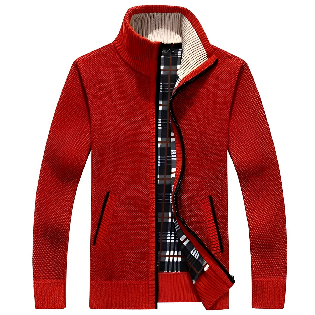 Iker - Kuschelige Jacke mit Zipper