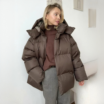 Marzia - Elegante und warme Oversized-Jacke