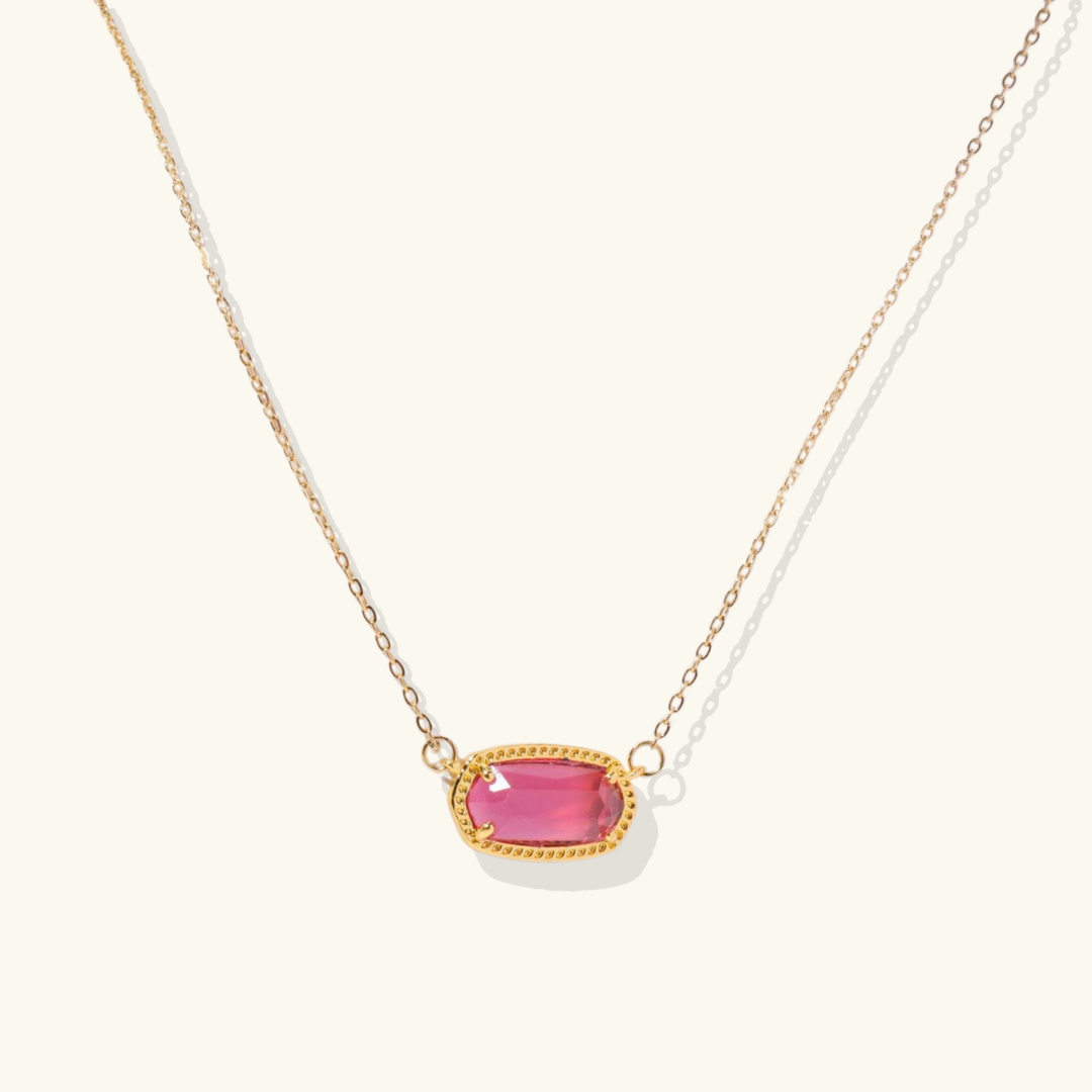 Viya – Elegante Halskette mit Geburtsstein