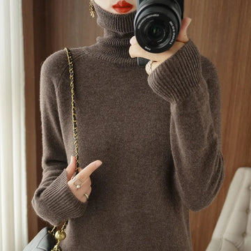 Jessel - Komfortabler Damen-Rollkragenpullover