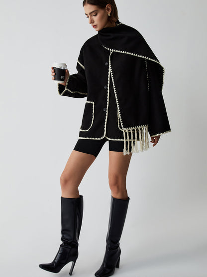 Elodie – Jacke mit Schal