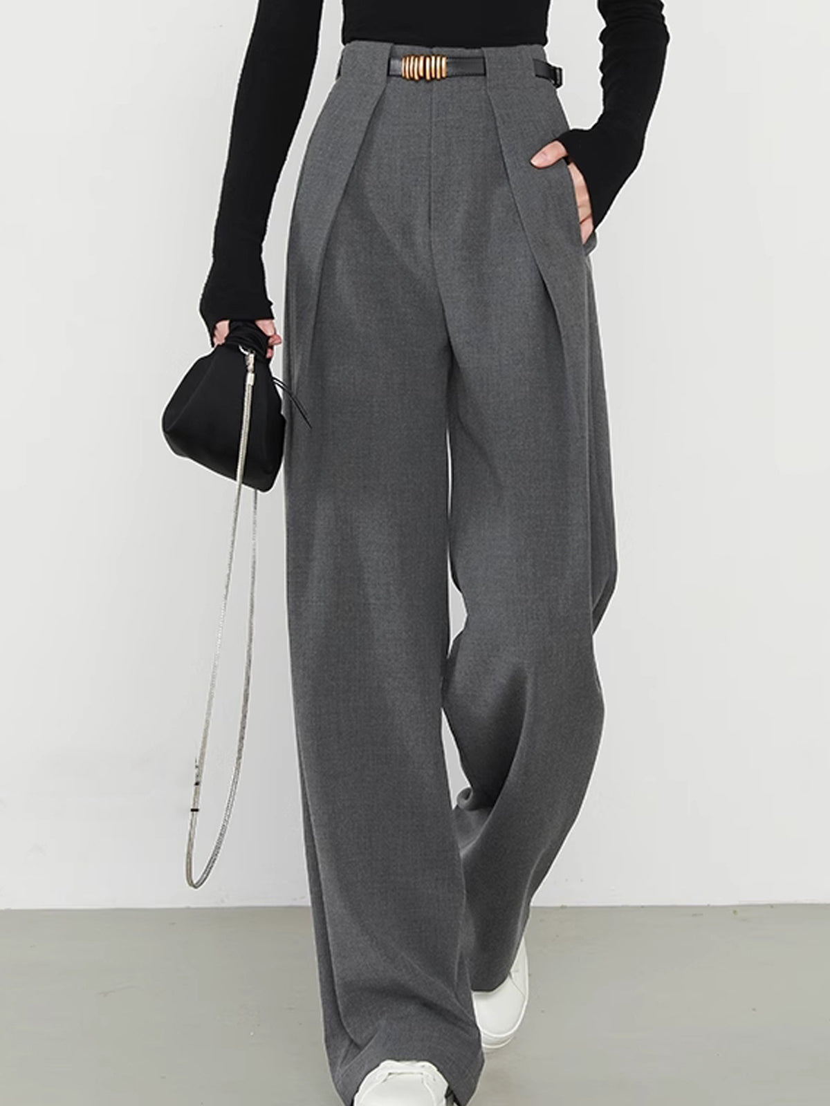 Lina – Gerade Hose mit Taschen