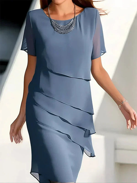 Georgina - Stilvolles Sommerkleid mit Lagenlook