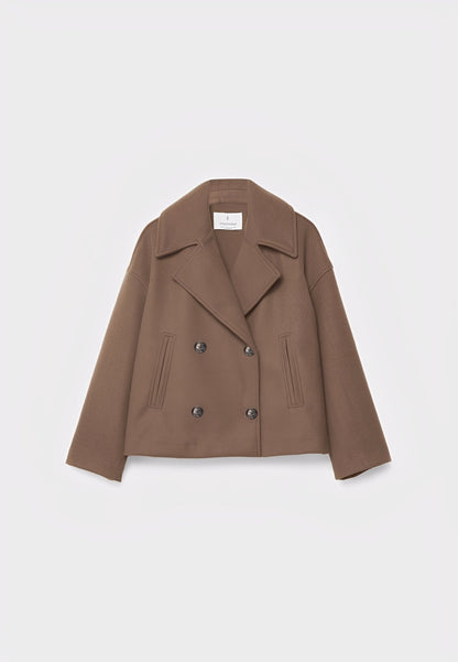 Claire – Kurze Edle Zweireihige Jacke