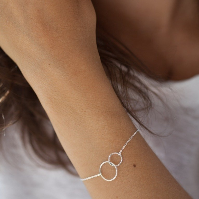 Armband mit verwobenen Ringen - Verwobene Ringe