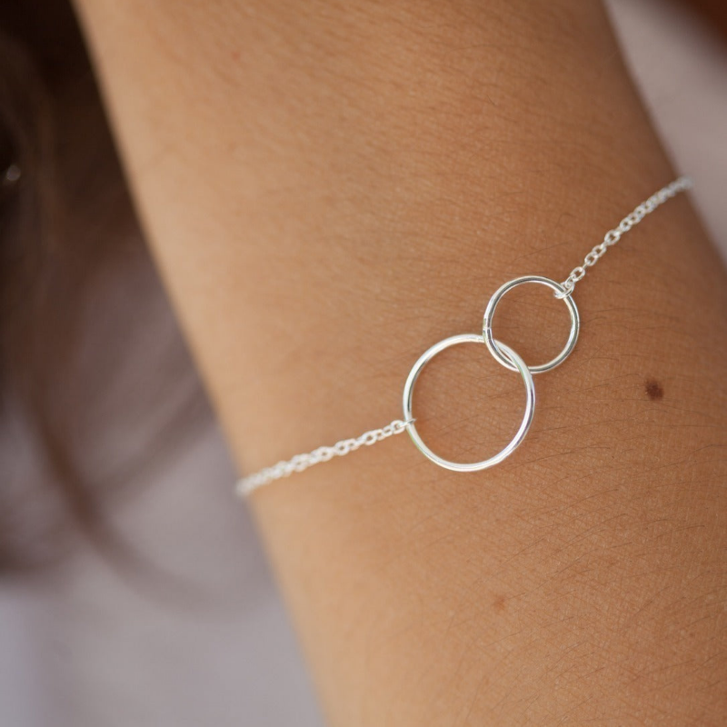 Armband mit verwobenen Ringen - Verwobene Ringe