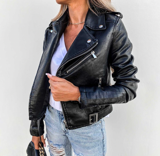 Ella - Schicke und traditionelle Damenlederjacke.