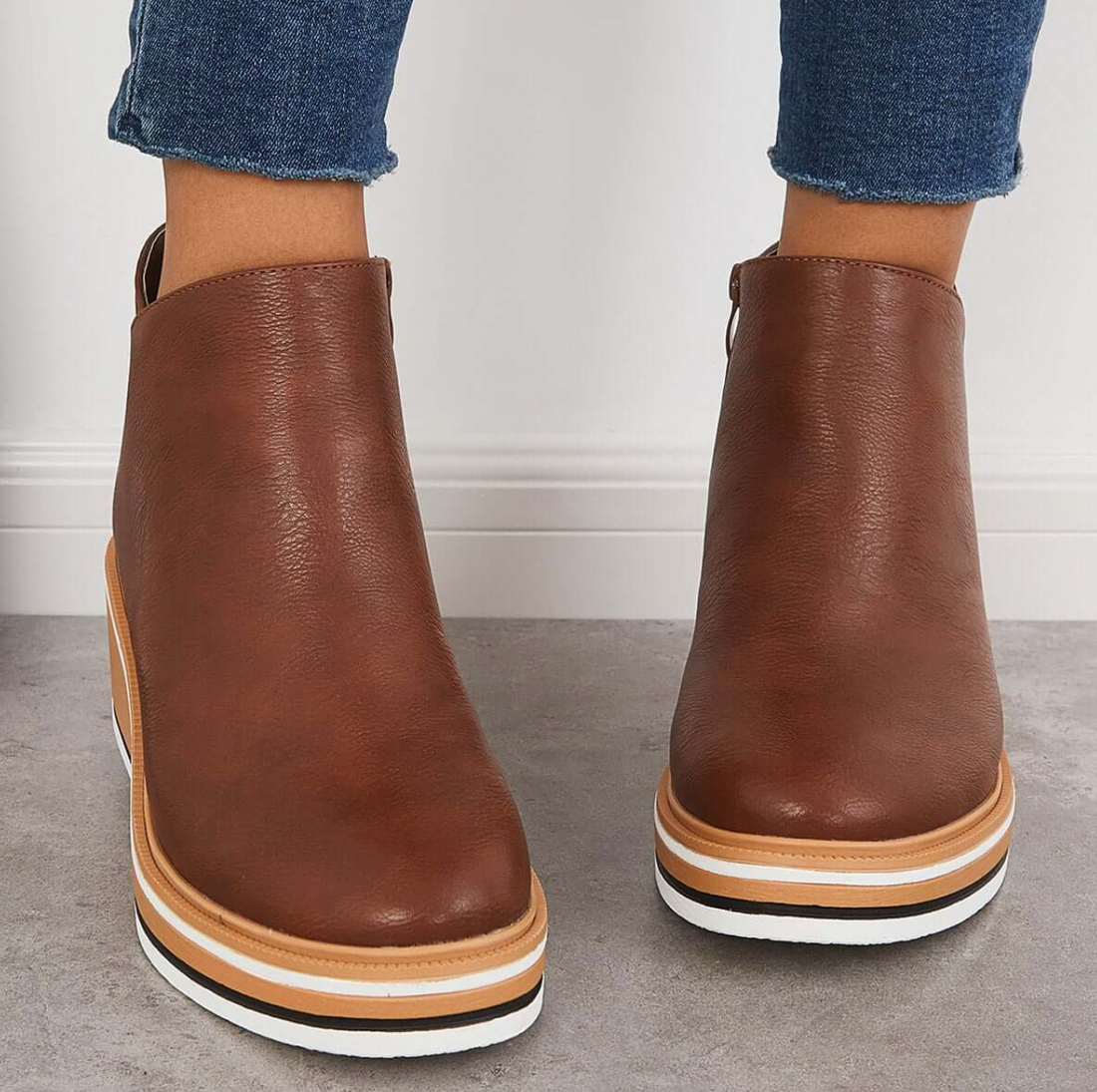Mari Stella - Alltags-Schuhe mit Ziernähten