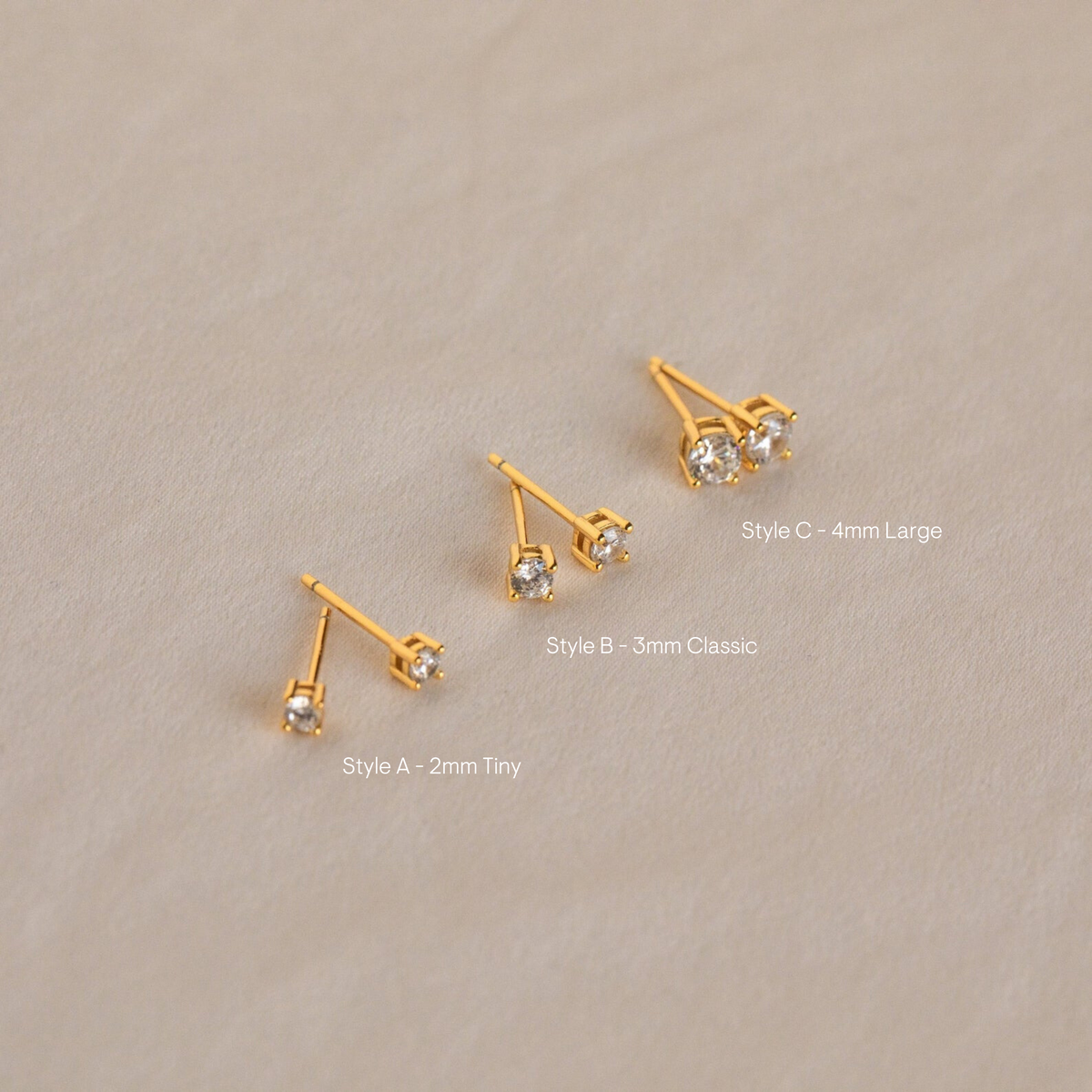 Booker – Set von Diamantohrringen