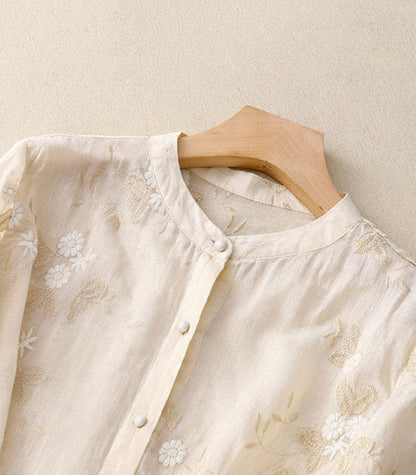 Eloise - Schicke Bluse mit feiner Stickerei