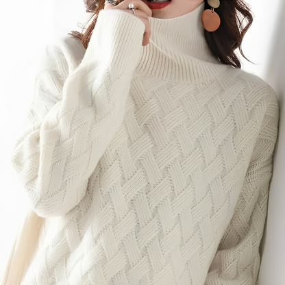 Edina - Eleganter und warmer Rollkragenpullover für Damen