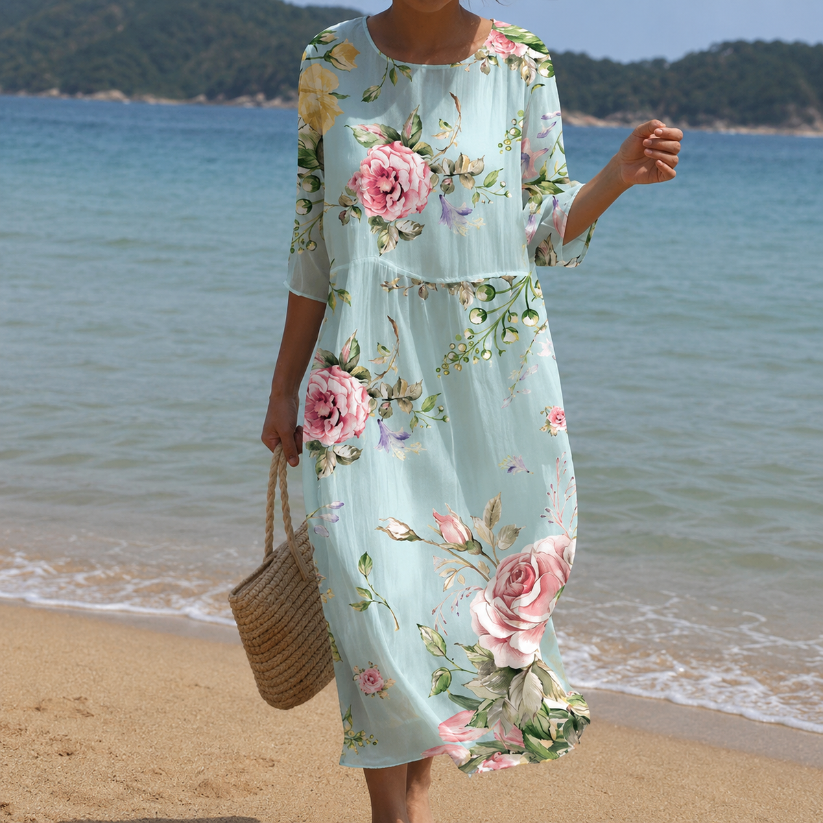 Miranda – Stilvolles Blumenkleid mit lässiger Passform für Damen