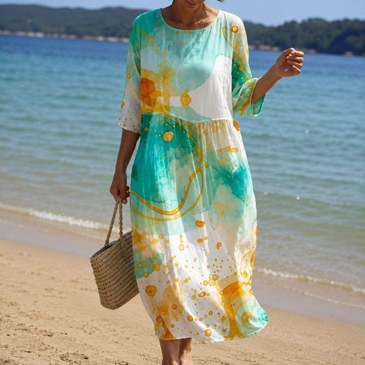 Miranda – Stilvolles Blumenkleid mit lässiger Passform für Damen