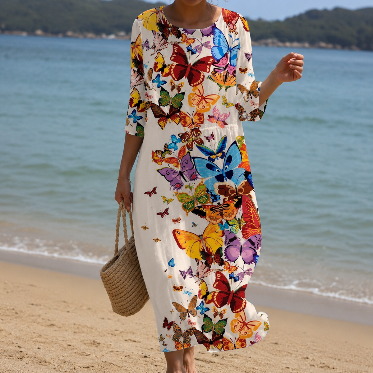 Miranda – Stilvolles Blumenkleid mit lässiger Passform für Damen