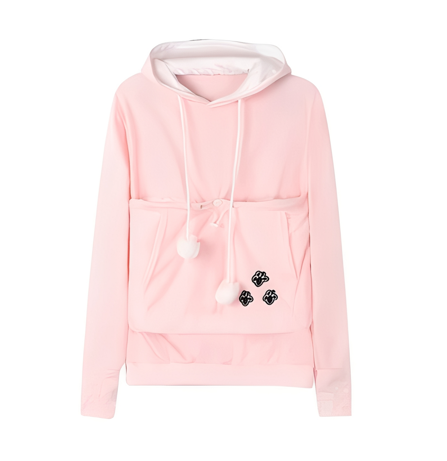 Cassandre - Modischer, warmer Pullover mit großer Tasche für Damen