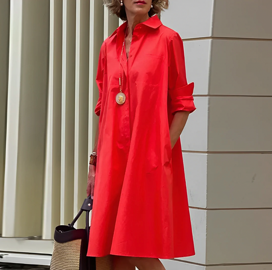 Celina – Midi-Kleid von müheloser Eleganz