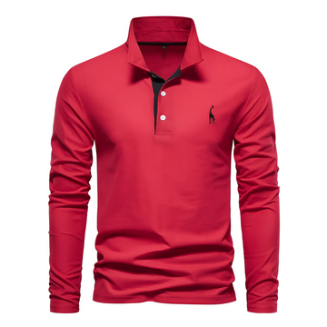 Antoine - Herren-Poloshirt mit langen Ärmeln für den täglichen Gebrauch
