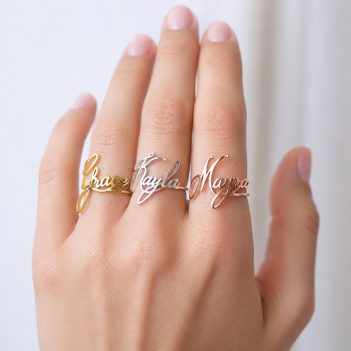 Ring mit personalisiertem Namen - Personalisierter Ring