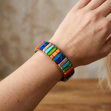Serenya – Armband aus natürlichen Steinen