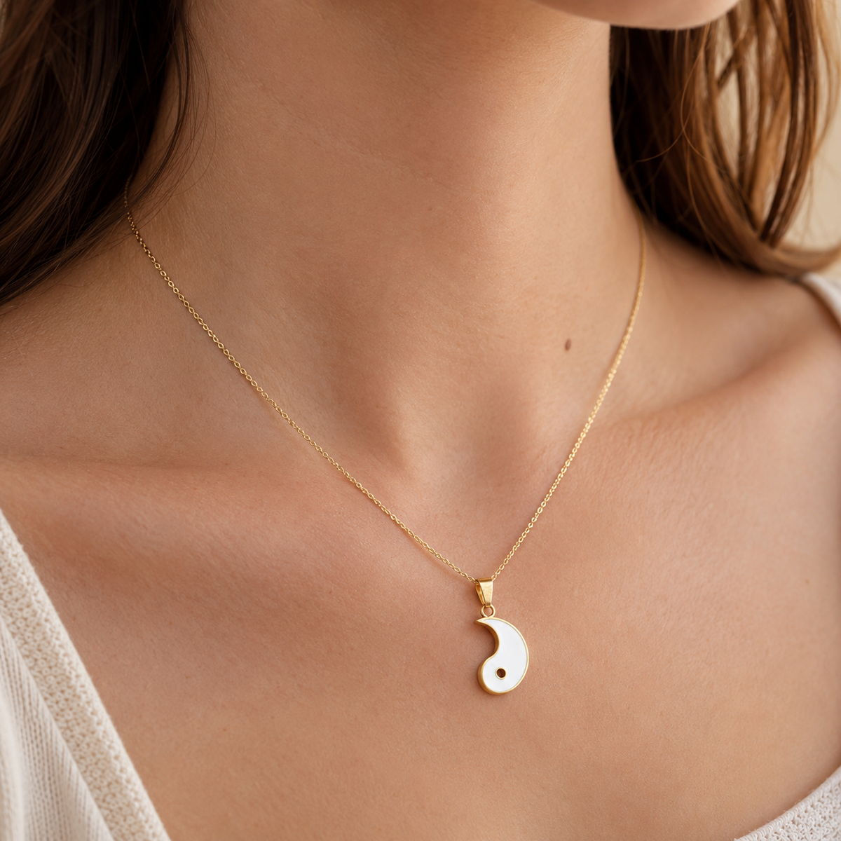 Tao – Halskette Yin Yang trennbar für Paare oder Freunde