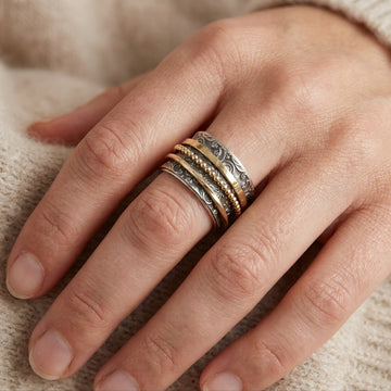 Cherilyn – Antikes Vintage-Ring aus Gold und Silber