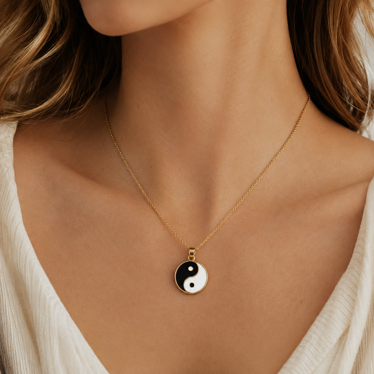 Tao – Halskette Yin Yang trennbar für Paare oder Freunde