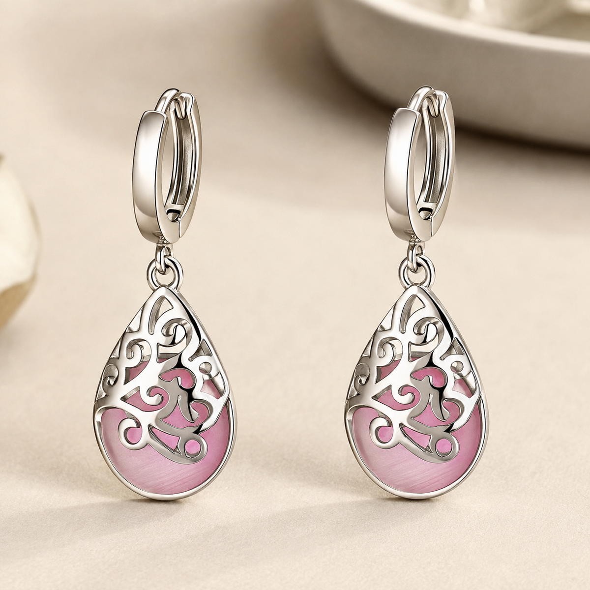 Selene – Ohrringe Lebensbaum aus 925er Silber