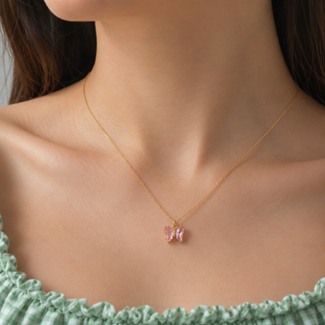 Collier von Petite Schmetterling bunt